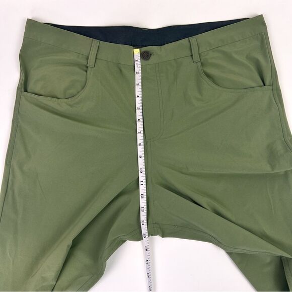 Free Fly Men's Performance Stretch Wicking Tech Chino Nomad Pants 40/32 Green - Picture 8 of 9
